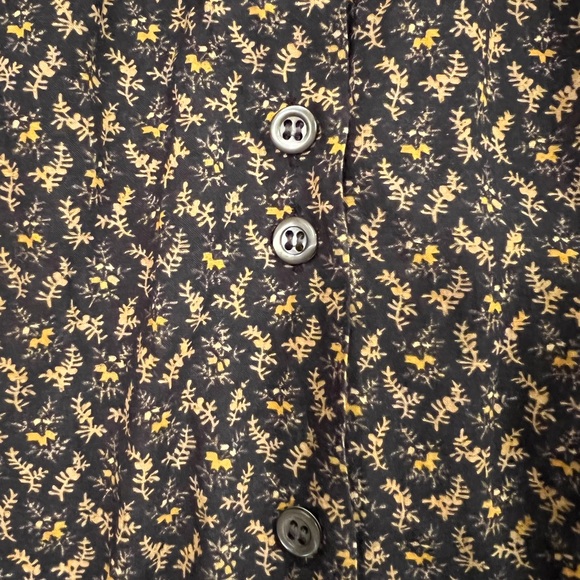 DREAMY DOEN ROSE TOP - BLACK WINTER DITSY - SIZE XS! - Picture 8 of 10